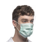 Şeffaf Plastik Göz Kalkanı ile Dokunmamış Tek Kullanımlık Toz Maskesi Sıvıya Dayanıklı Tedarikçi