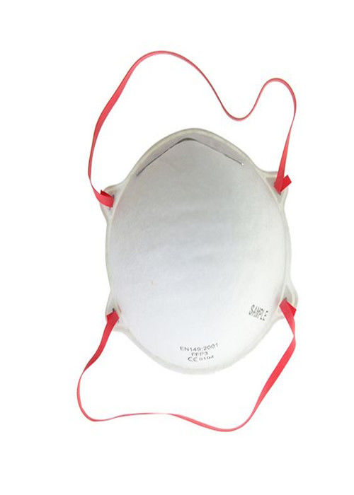 Güvenlik N95 / FFP2 Toz Maskesi İki Zımbalanmış Kafa Kayışı ile Özelleştirilmiş Ağırlık Tedarikçi
