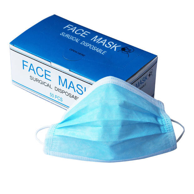 Tek Kullanımlık Antibakteriyel Yüz Maskesi, Gıda İşleme İçin 2 Katlı Yüz Maskesi Tedarikçi
